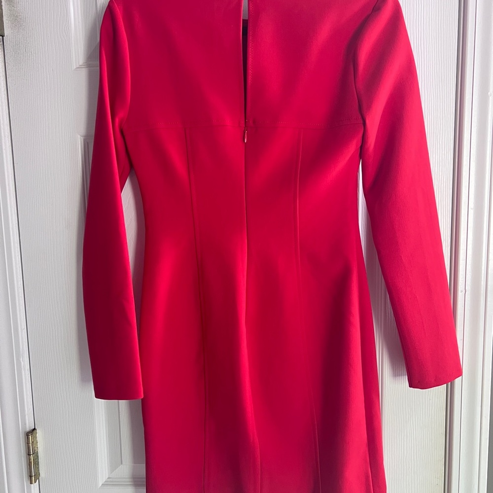 Likely "Keller" cocktail dress with slit detail at chest. - Picture 4 of 5